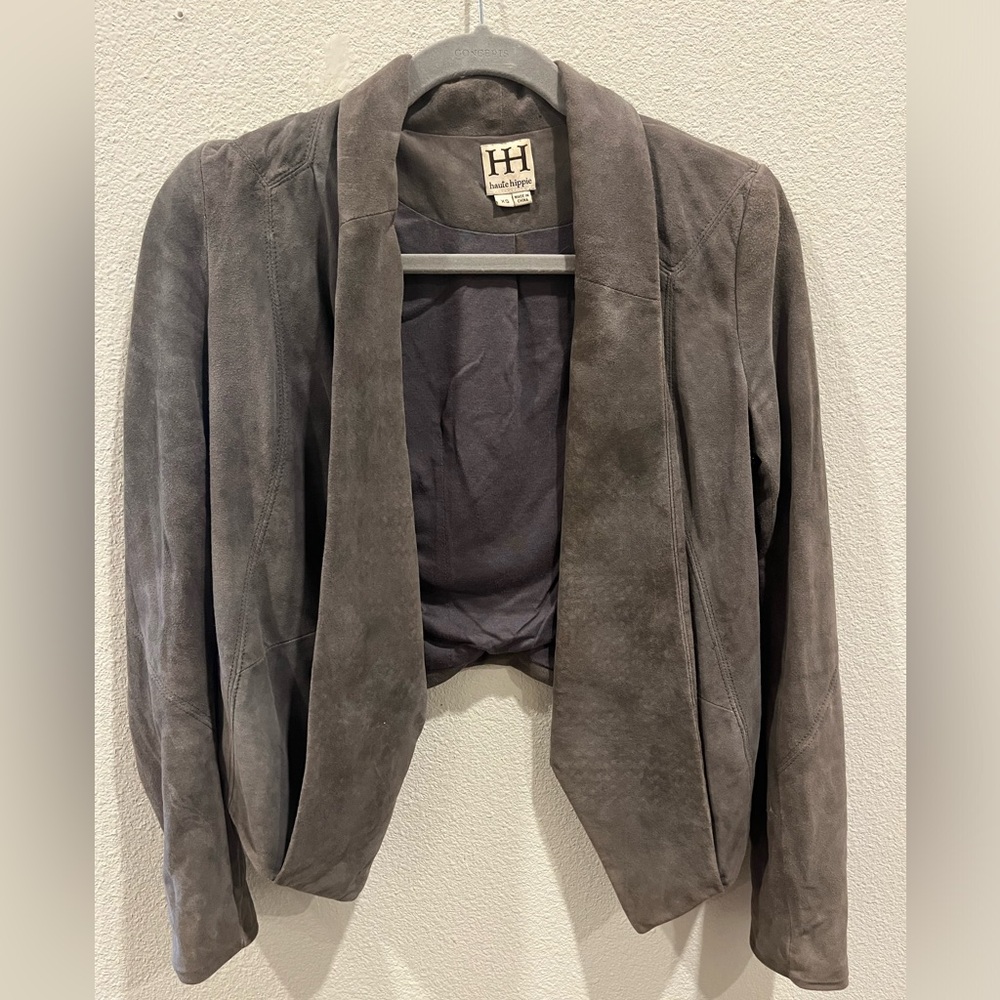 Haute hippie leather jacket